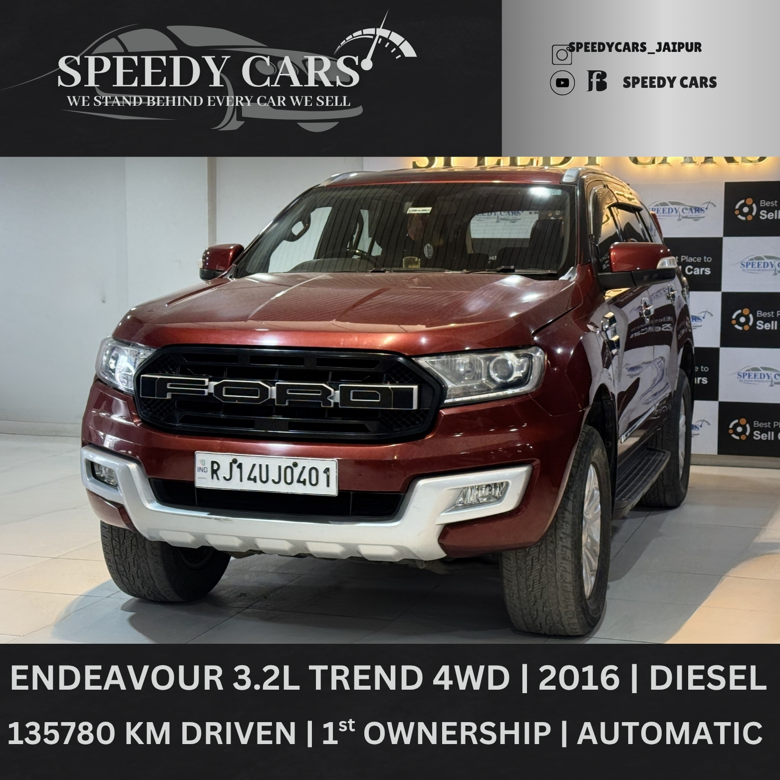 Ford Endeavour 3.2L Trend 4WD 2016