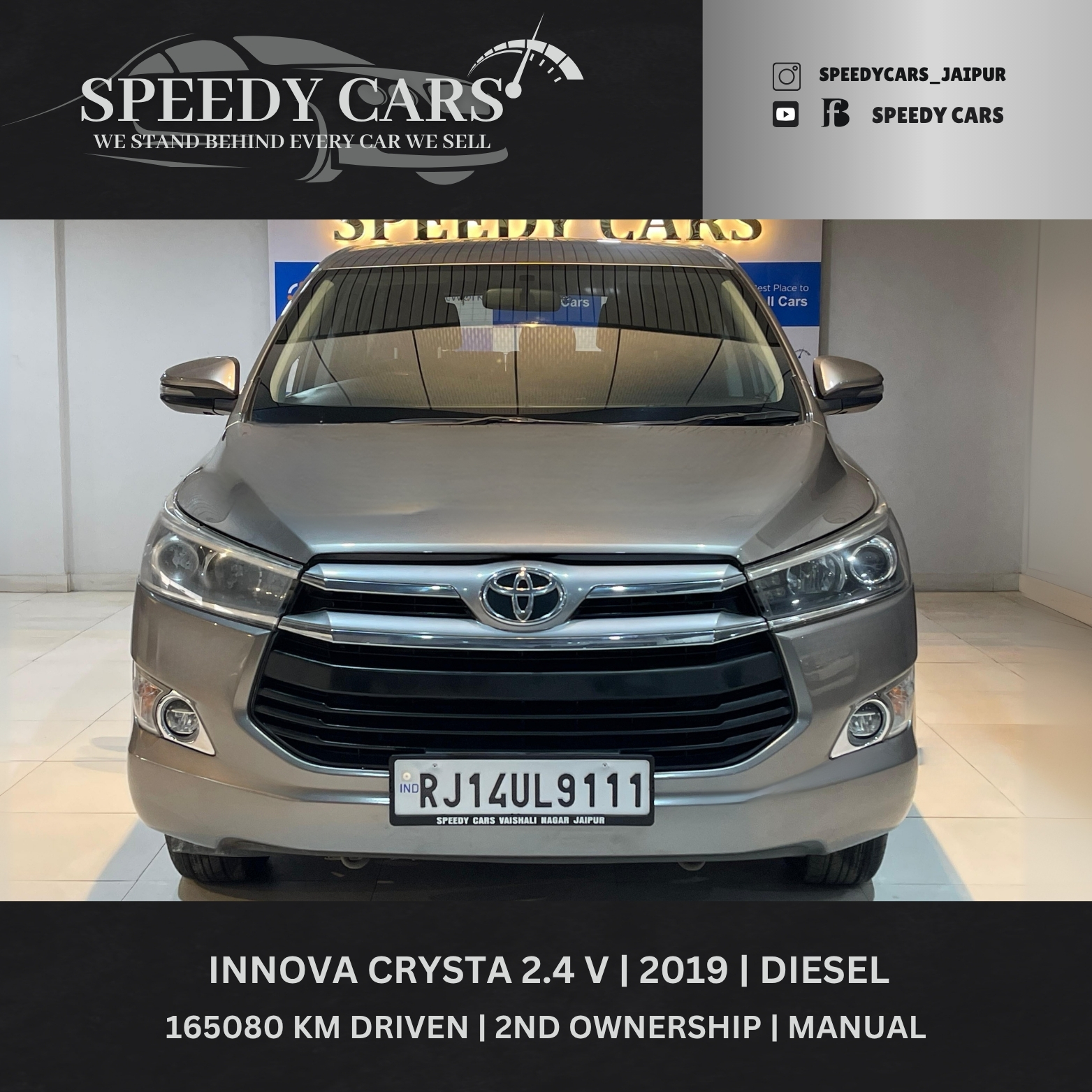 Toyota Innova Crysta VX 2019