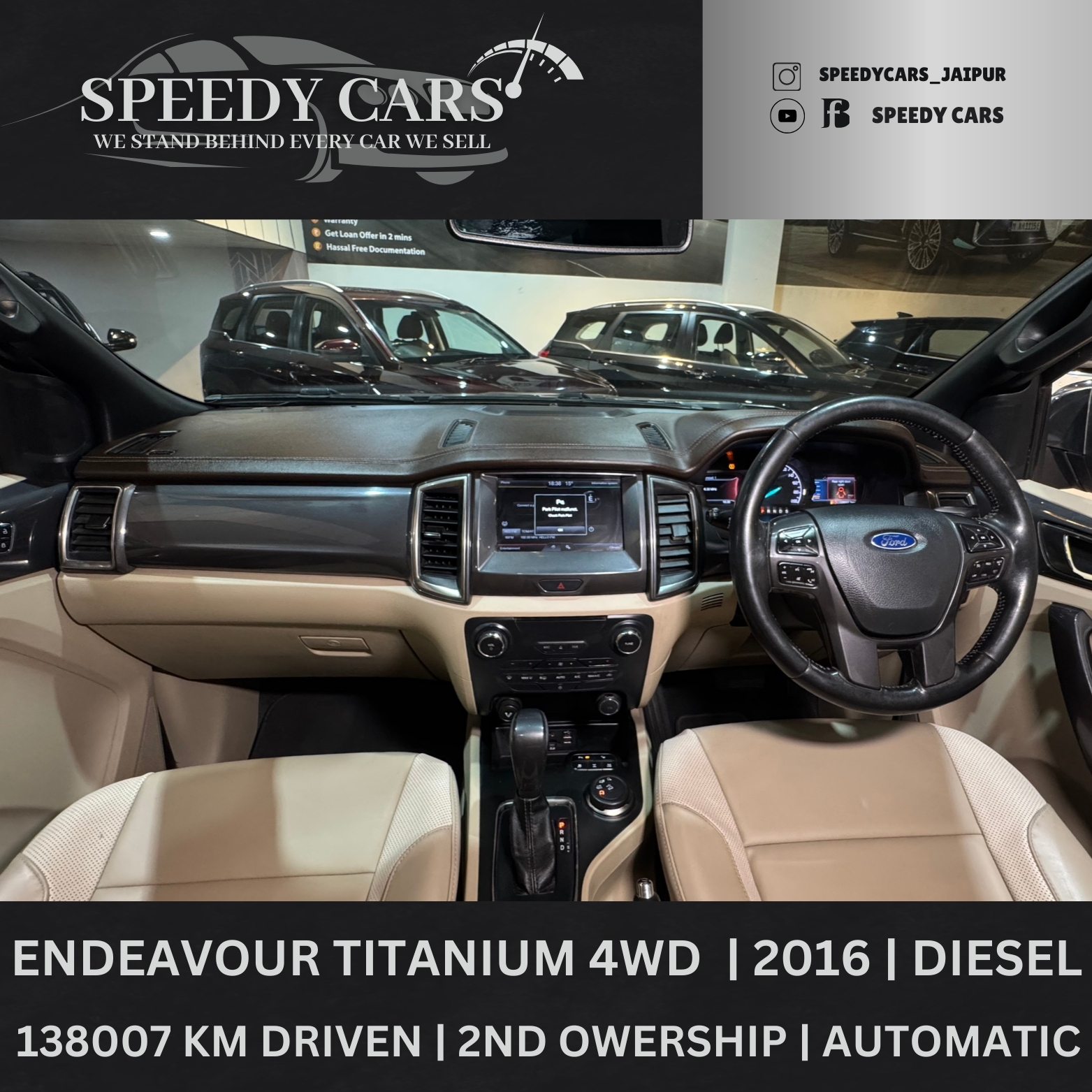 Ford Endeavour Titanium 4WD 2016