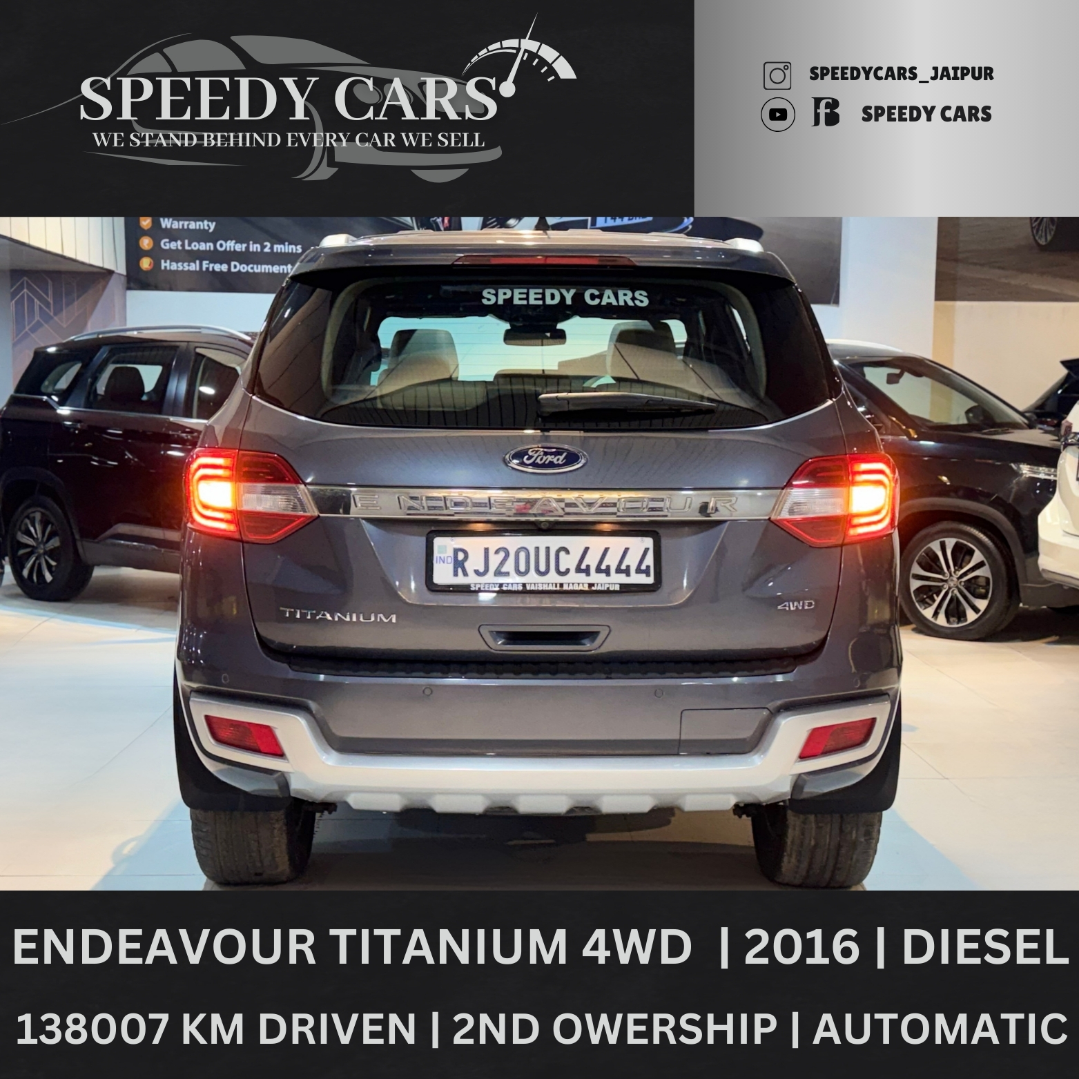 Ford Endeavour Titanium 4WD 2016