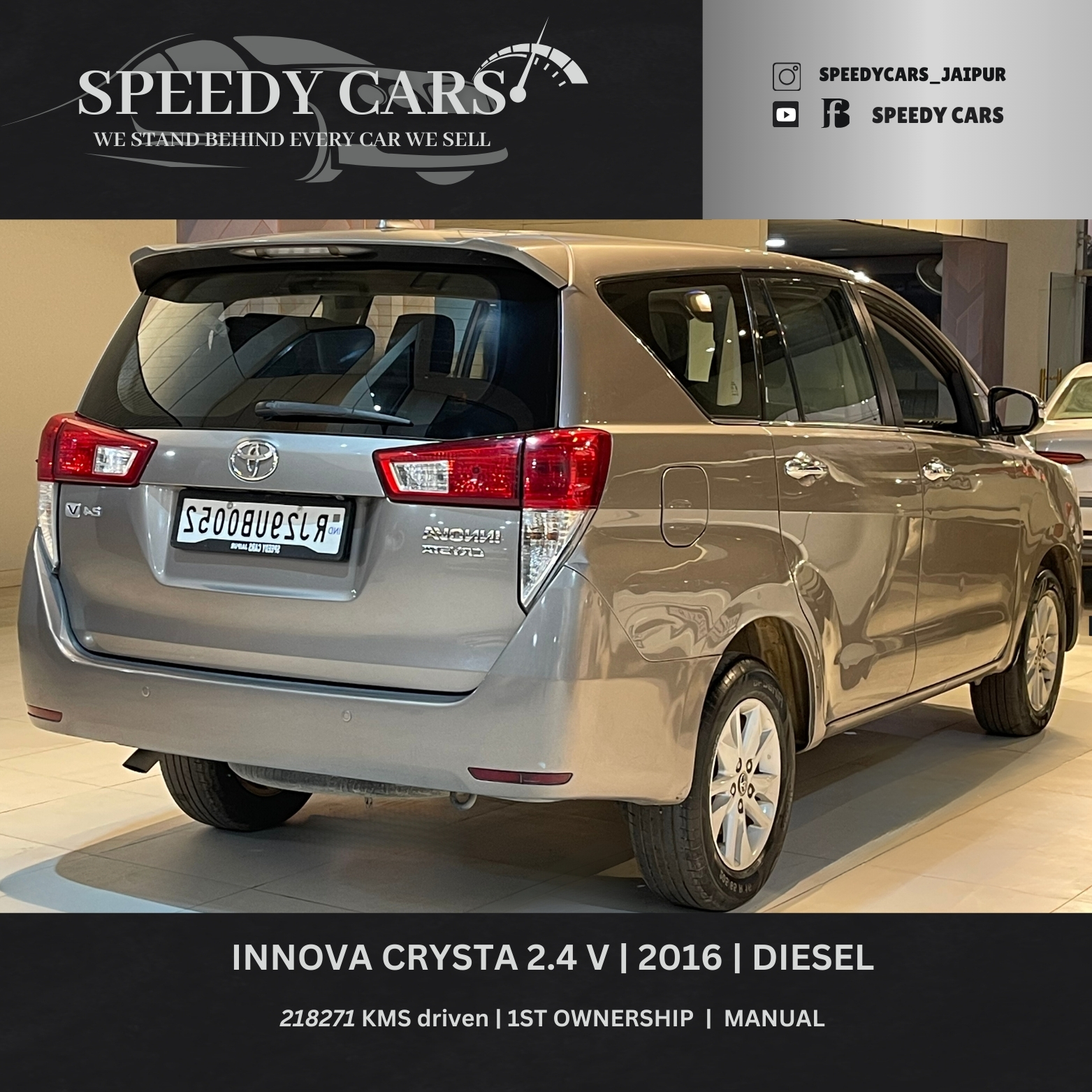 Toyota Innova Crysta VX 2016