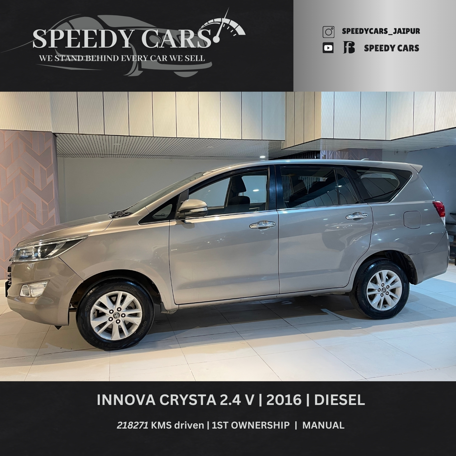 Toyota Innova Crysta VX 2016