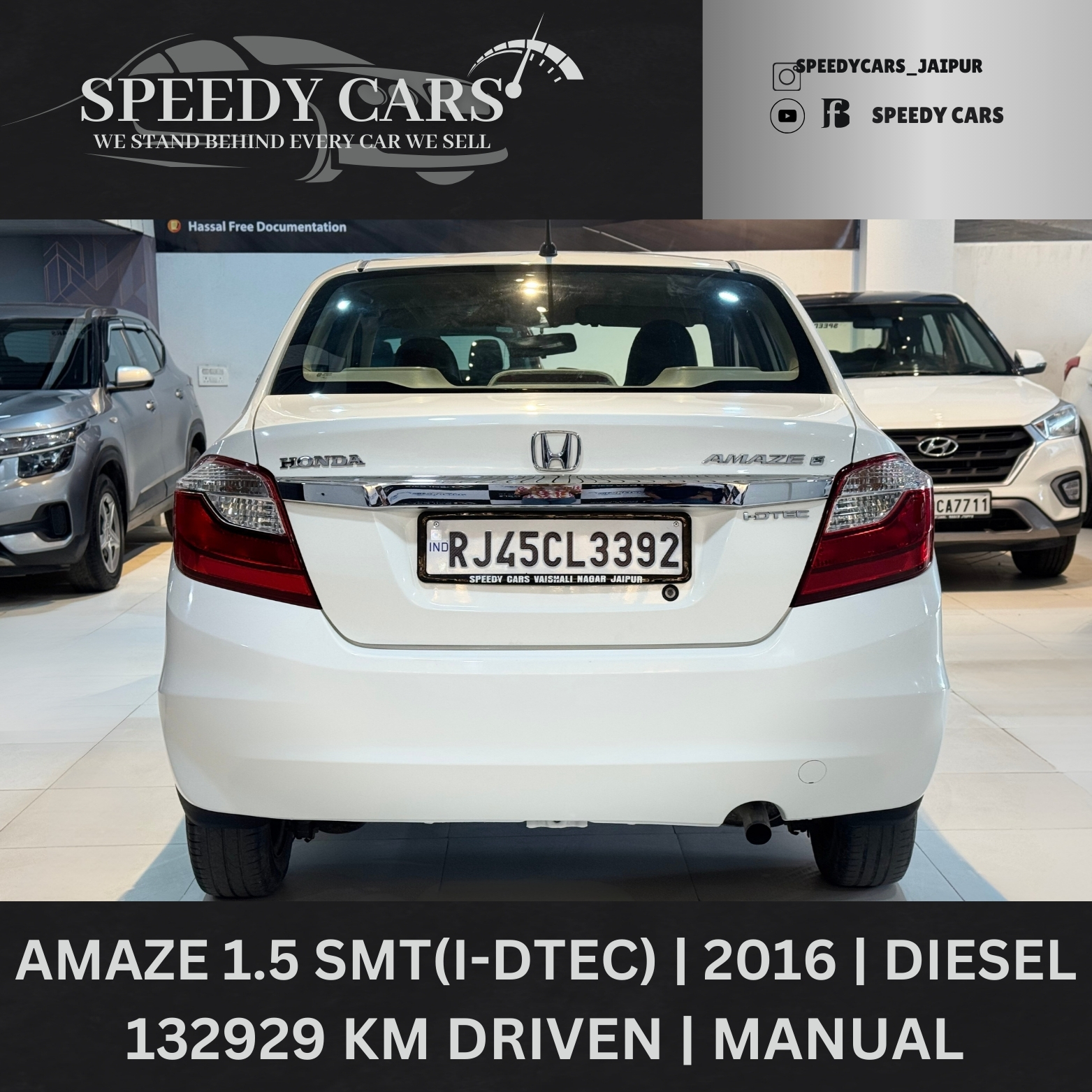 Honda Amaze S 2016