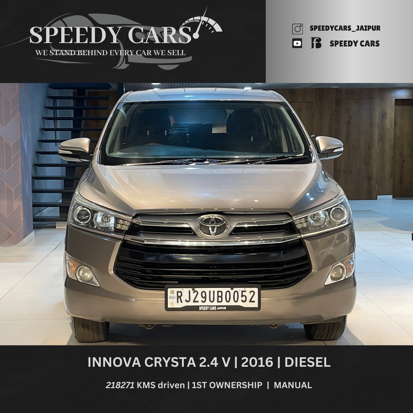 Toyota Innova Crysta VX 2016